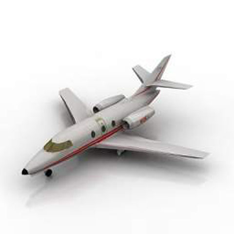 Free Airplane FALCON1 N39 3D model for 3ds Max Library Download